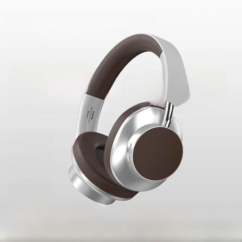Retro Bluetooth sluchátka přes uši s FM rádiem a slotem na TF kartu