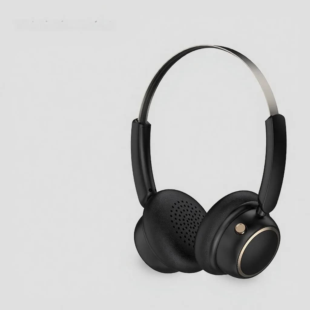Retro bezdrátová sluchátka Bluetooth s kovovou čelenkou a dlouhou výdrží