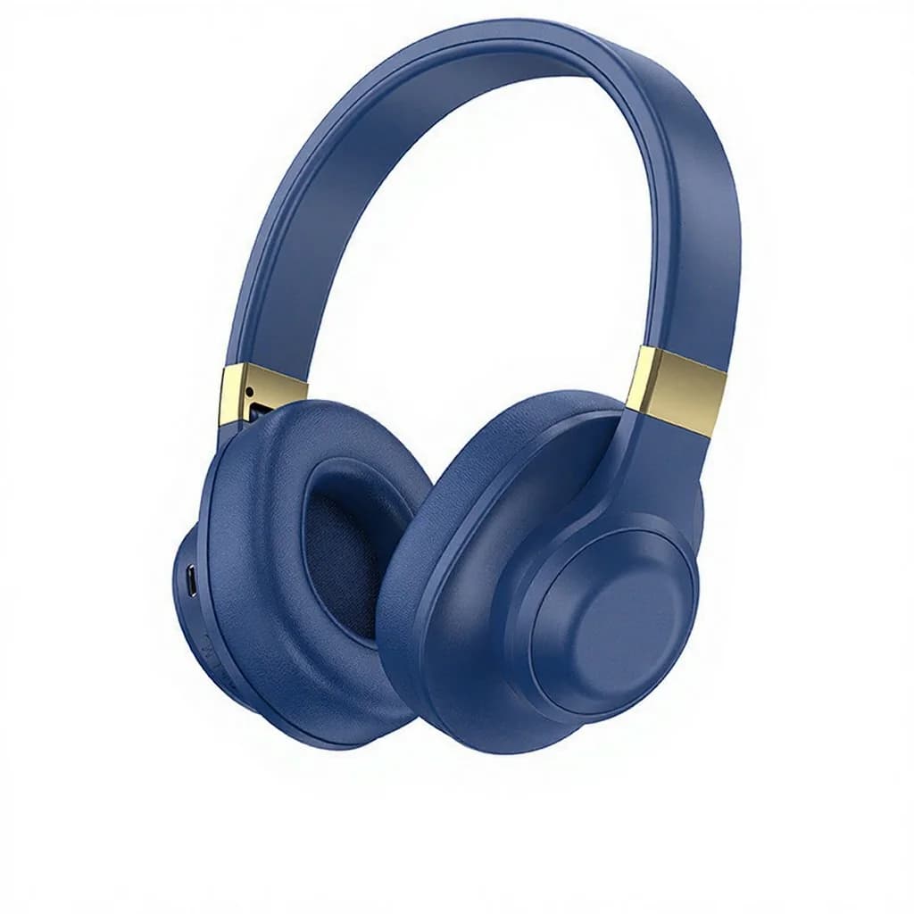 Bezdrátová Bluetooth sluchátka přes uši s hlubokými basy a dlouhou výdrží baterie