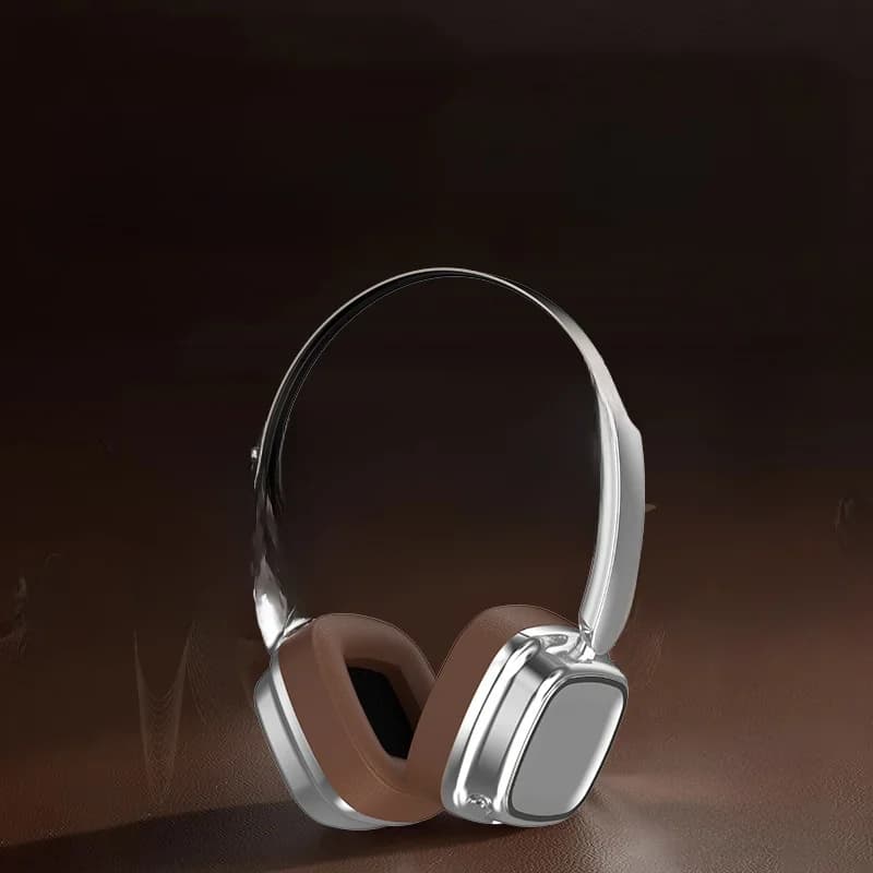 Retro bezdrátová sluchátka Bluetooth 5.4 se stereo basy