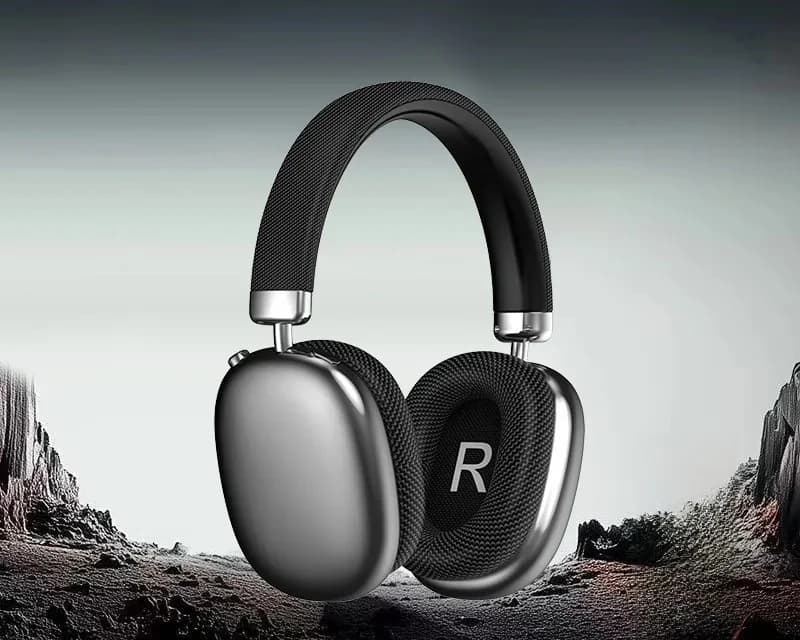 Bluetooth sluchátka přes uši s otočným knoflíkem, FM rádiem a dlouhou výdrží