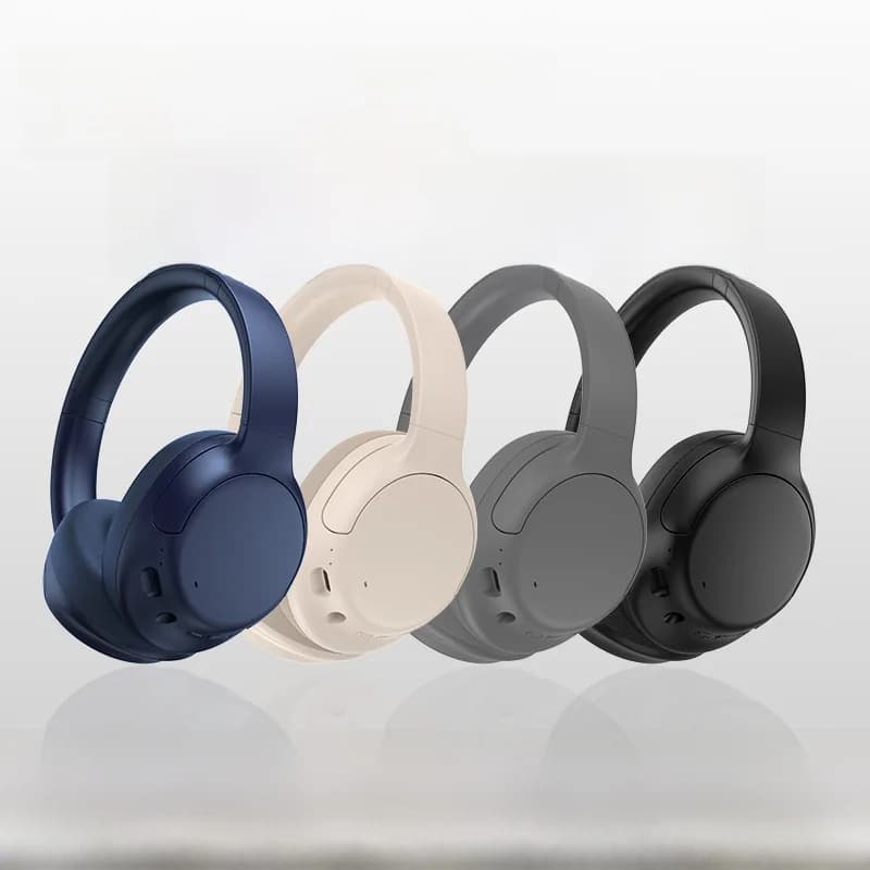 Bezdrátová Bluetooth sluchátka přes uši s aktivním potlačením hluku
