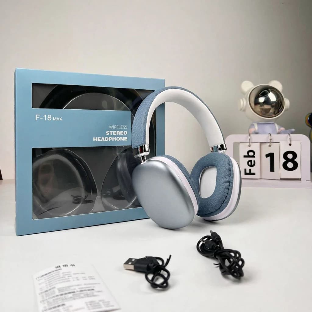 Bezdrátová sluchátka přes uši s Bluetooth 5.4 a dlouhou výdrží baterie