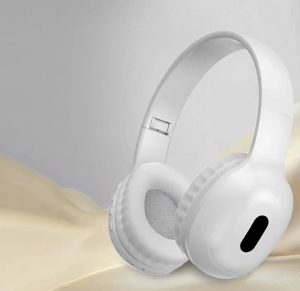 Sluchátka přes uši Bluetooth se slotem na TF kartu a AUX vstupem