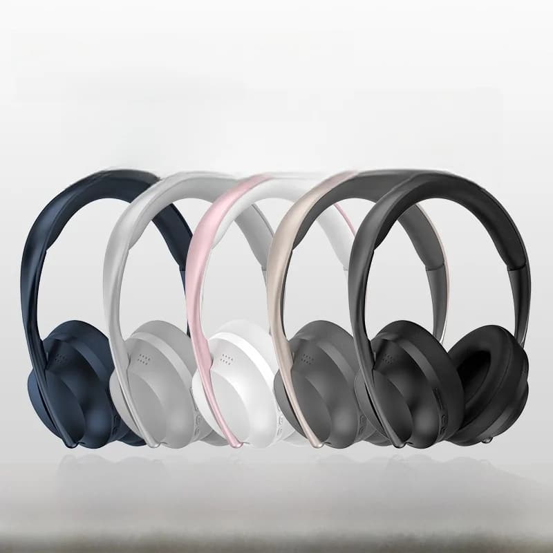 Bezdrátová Bluetooth sluchátka přes uši s FM rádiem a AUX