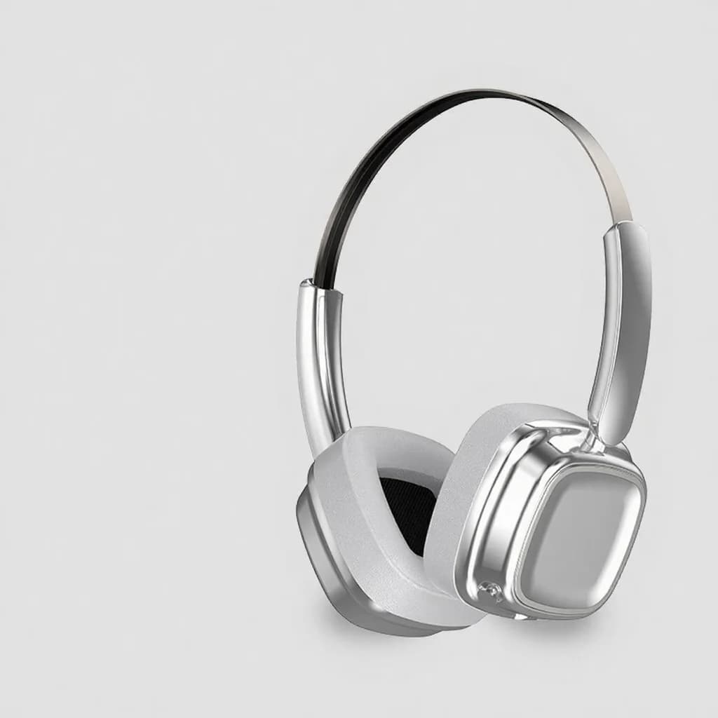 Retro bezdrátová sluchátka přes uši Bluetooth 5.4 Stereo Bass