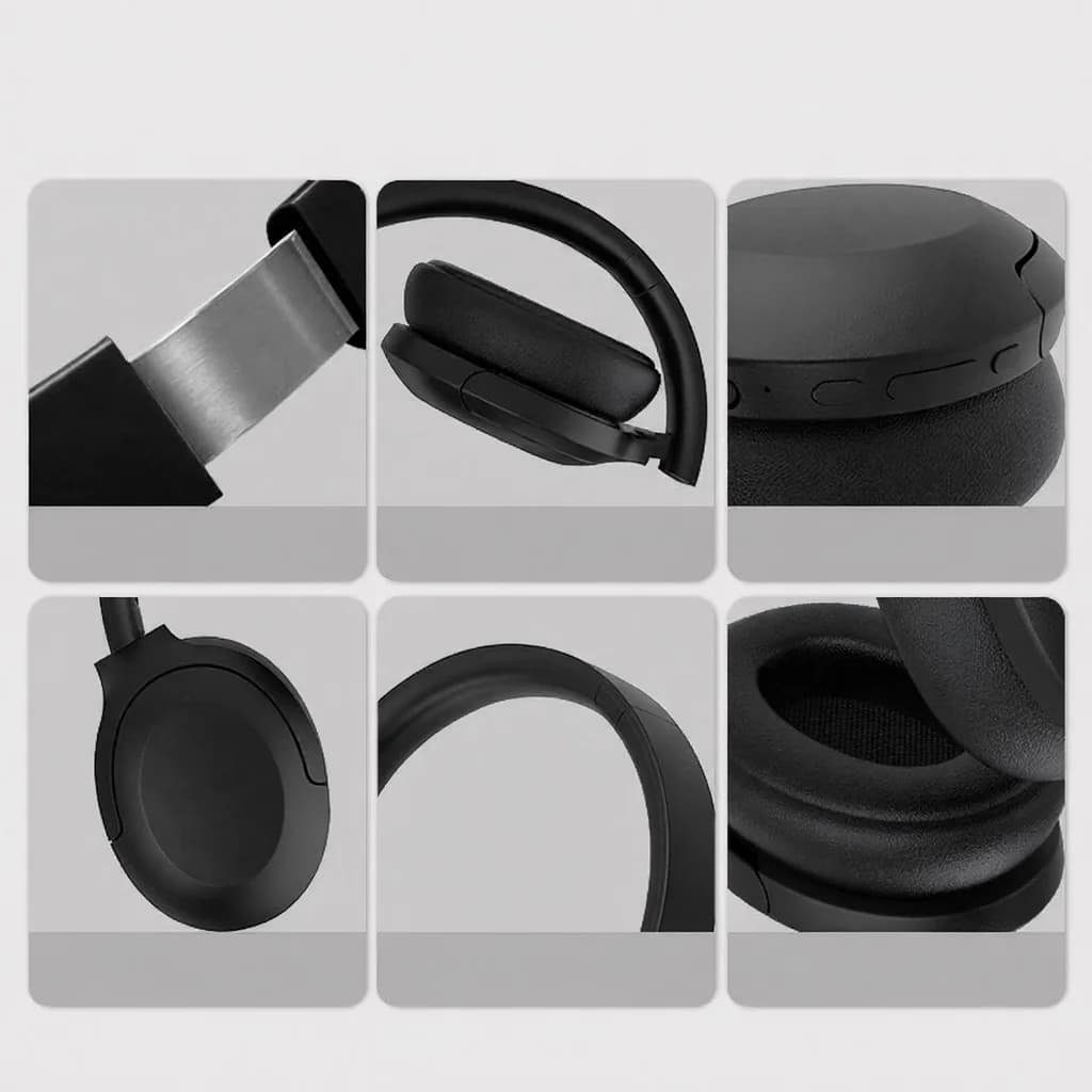 Bezdrátová Bluetooth sluchátka přes uši s ANC 5.4