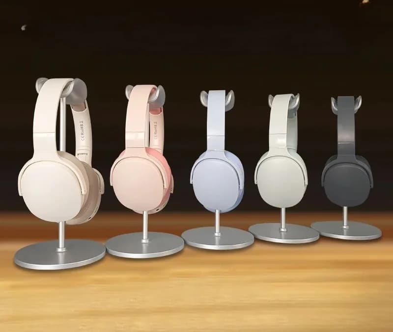 Bezdrátová náhlavní Bluetooth sluchátka s FM rádiem a slotem na TF kartu