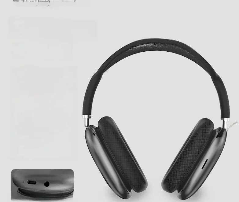 Sluchátka přes uši Bluetooth 5.4 s otočným knoflíkem a FM rádiem
