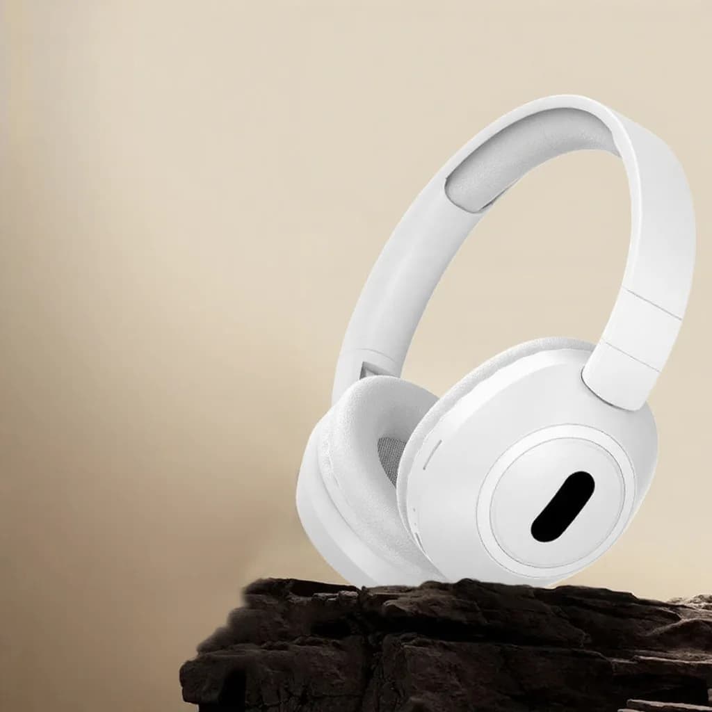 Bezdrátová Bluetooth sluchátka přes uši s dlouhou výdrží baterie