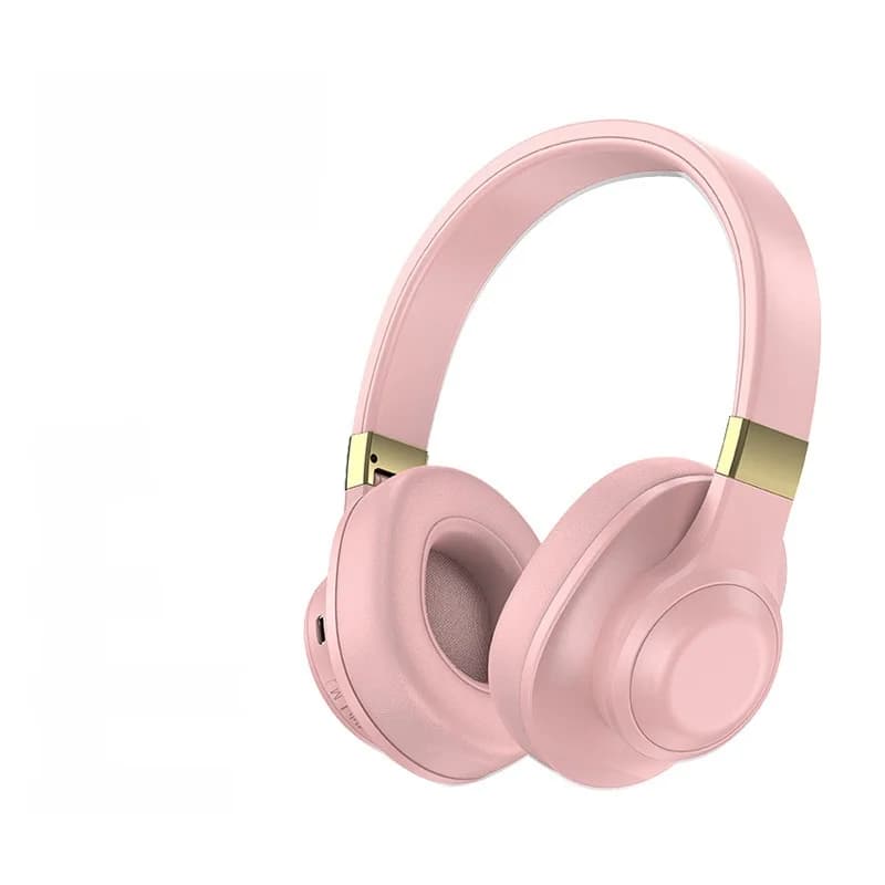 Bezdrátová Bluetooth sluchátka přes uši s hlubokými basy a dlouhou výdrží baterie