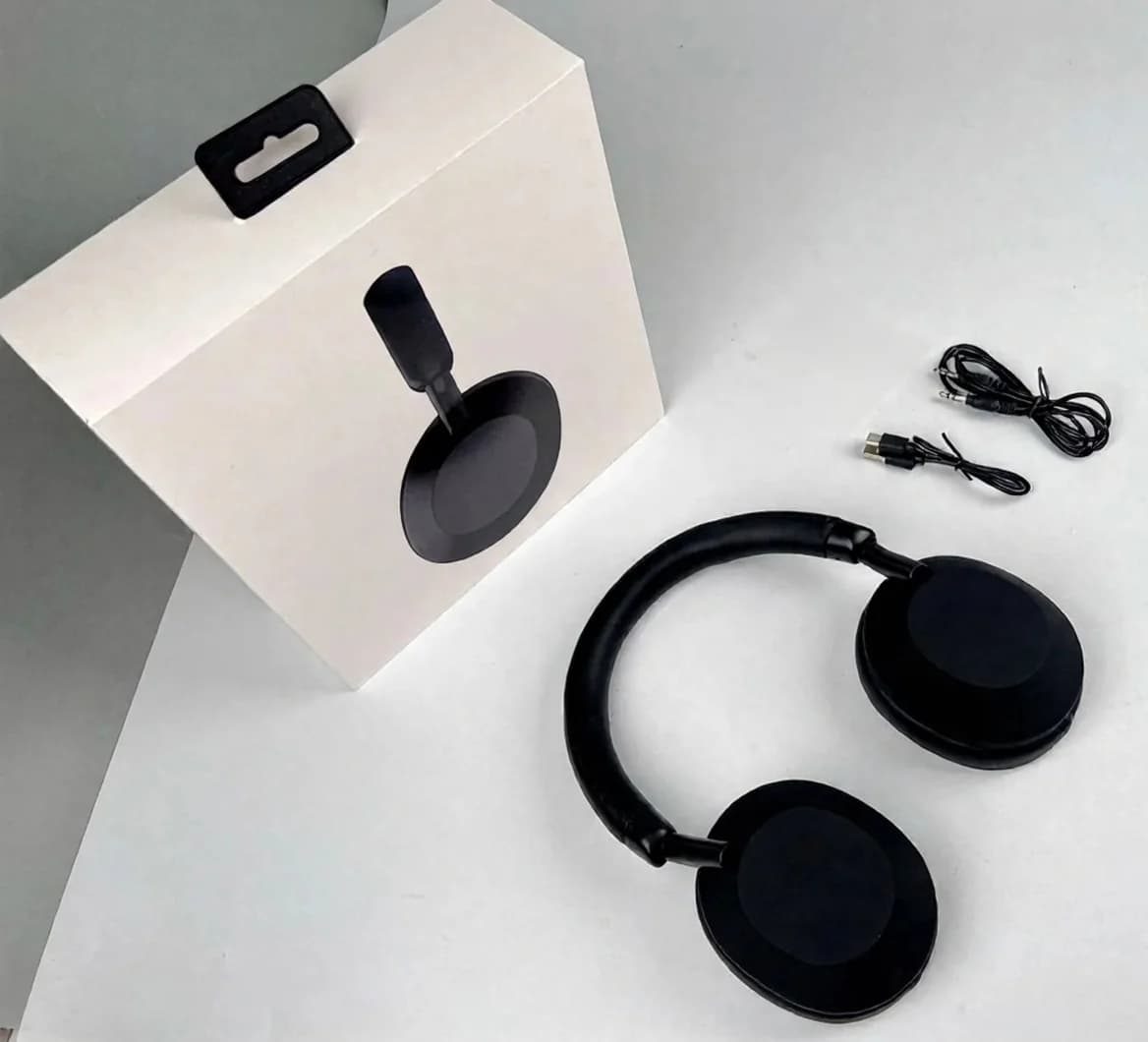 ANC Bezdrátová Bluetooth sluchátka přes uši s aktivním potlačením hluku