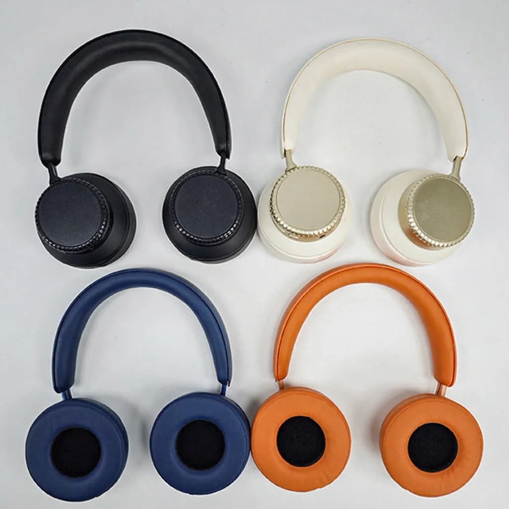 Bezdrátová Bluetooth sluchátka přes uši s aktivním potlačením hluku a pouzdrem