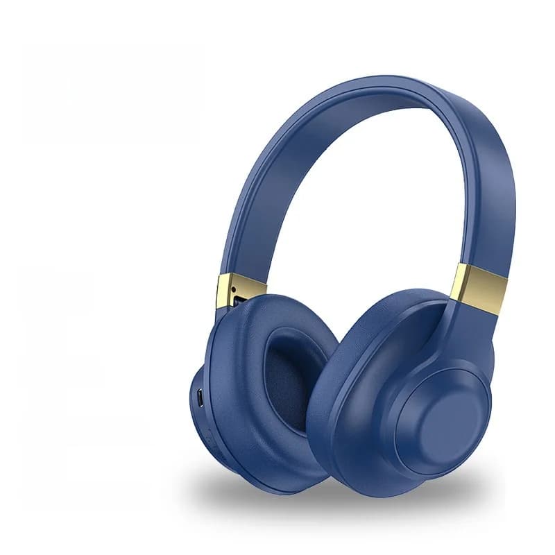 Bezdrátová Bluetooth sluchátka přes uši s hlubokými basy a dlouhou výdrží baterie