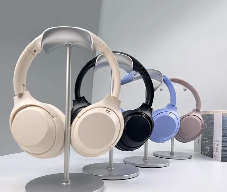 Bezdrátová Bluetooth sluchátka přes uši s aktivním potlačením hluku
