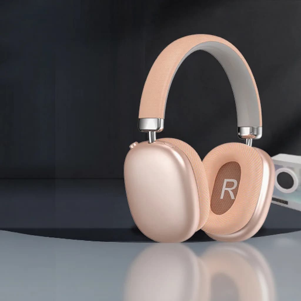 Bezdrátová sluchátka přes uši Bluetooth 5.4 dlouhá výdrž skládací