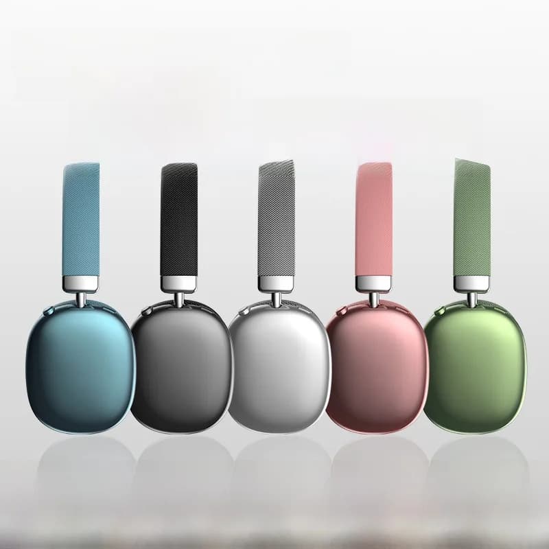 Bezdrátová Bluetooth sluchátka přes uši se slotem na TF kartu a nabíjením Type-C