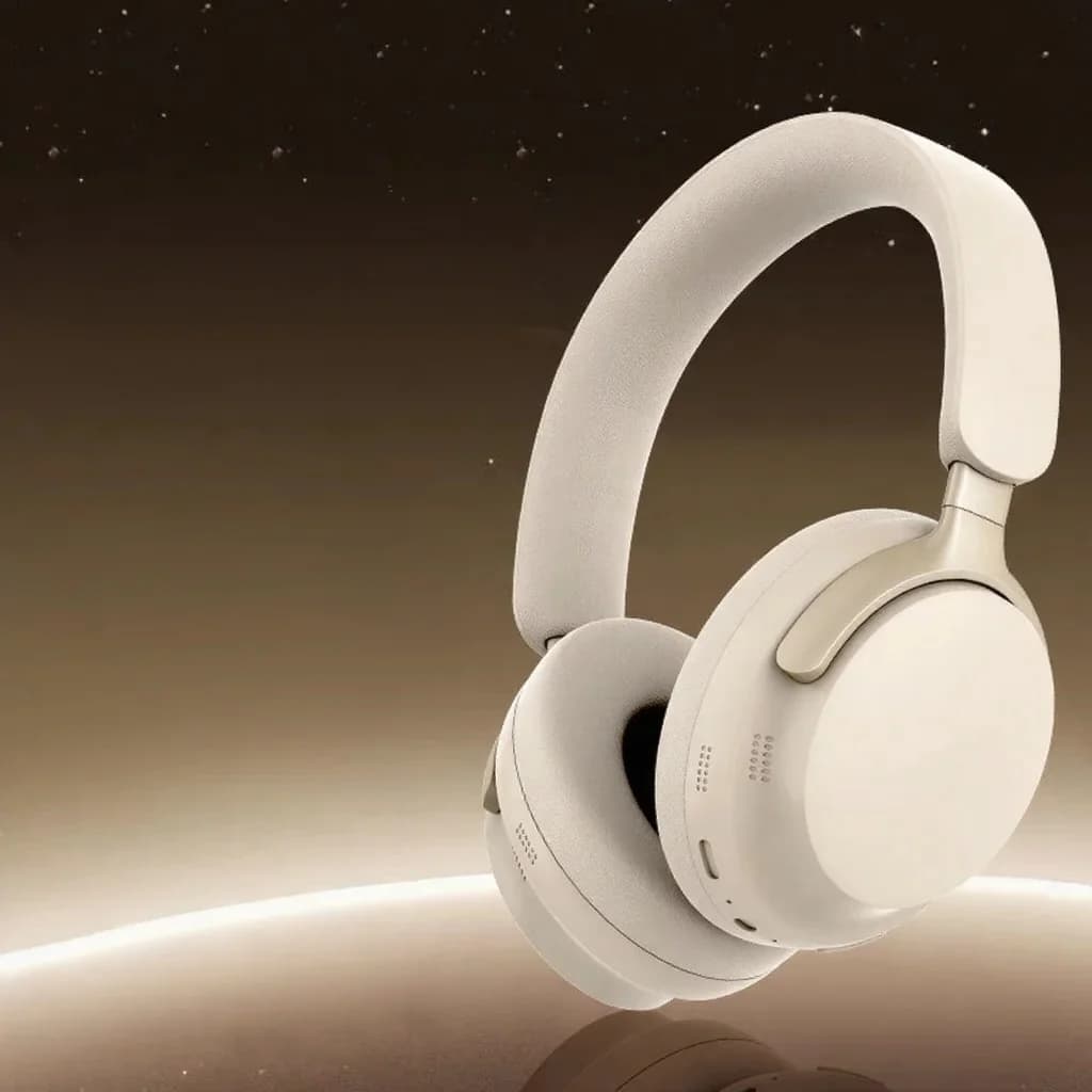 Bezdrátová Bluetooth sluchátka přes uši s nabíjením Type-C a stereo zvukem