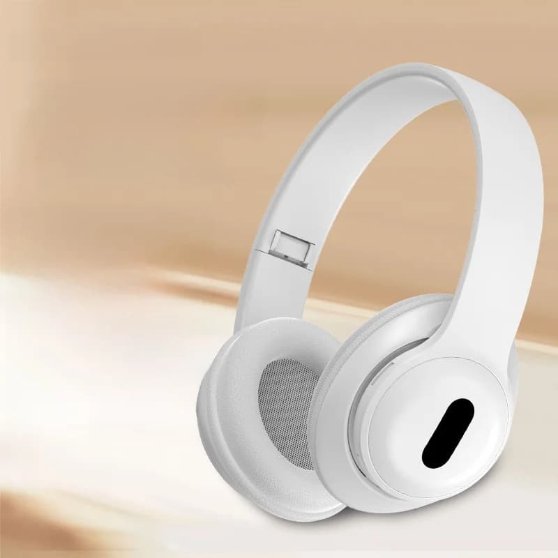 Bezdrátová sluchátka přes uši Bluetooth s FM rádiem a slotem na TF kartu