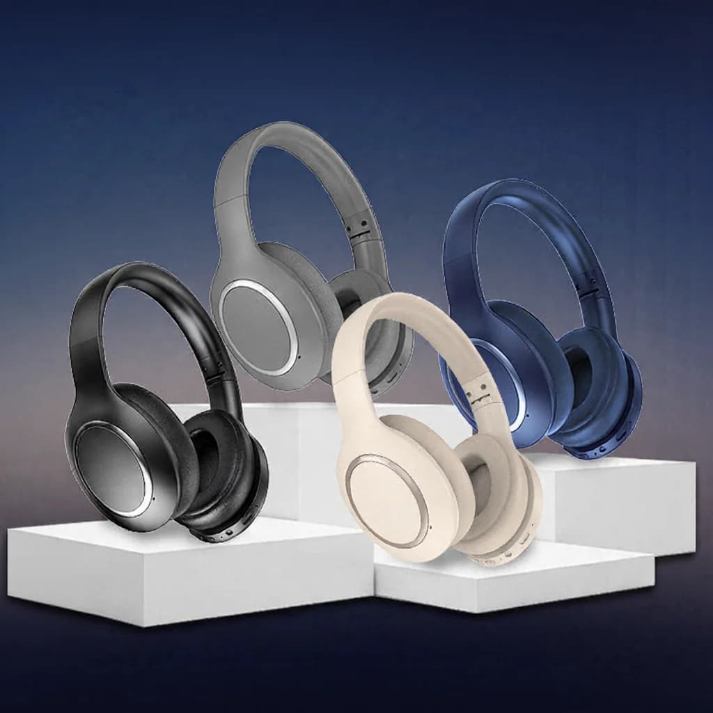 Náhlavní Bluetooth sluchátka s aktivním potlačením hluku a dlouhou výdrží