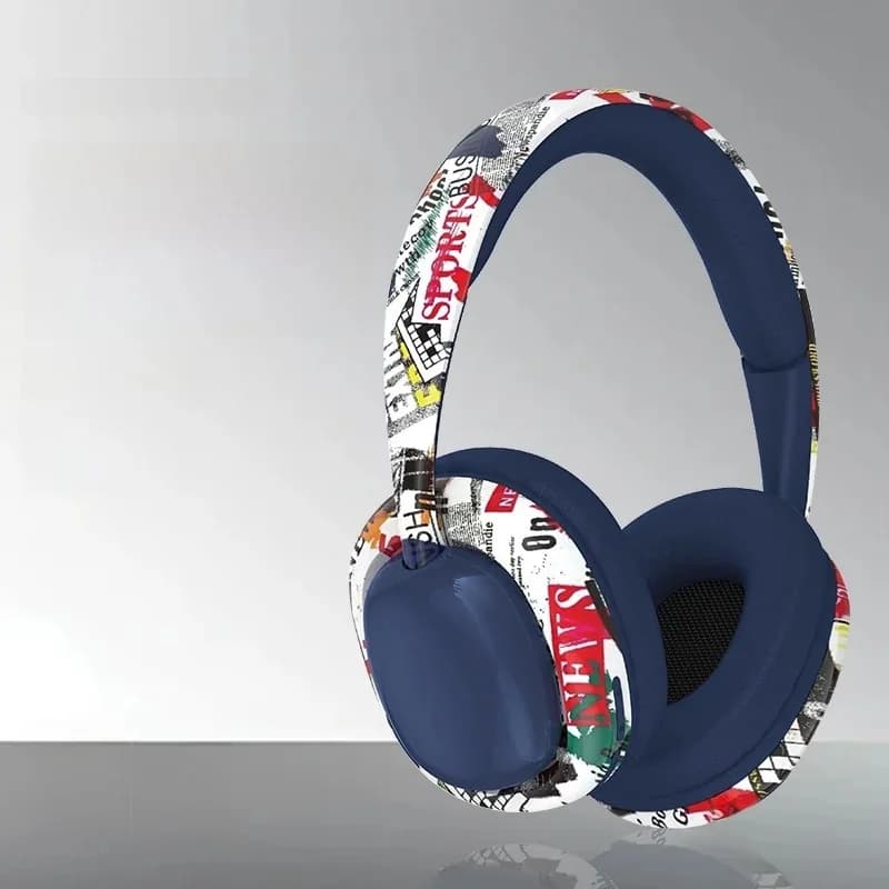 Sluchátka přes uši Bluetooth s hlubokými basy a bezdrátovým připojením