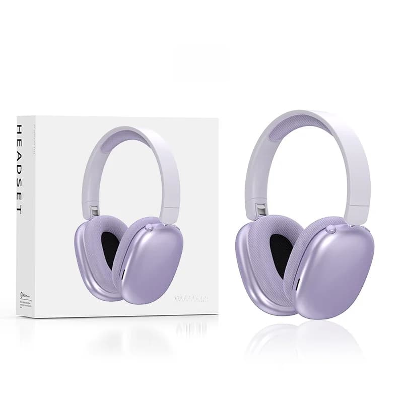 Bezdrátová sluchátka přes uši Bluetooth s dlouhou výdrží baterie