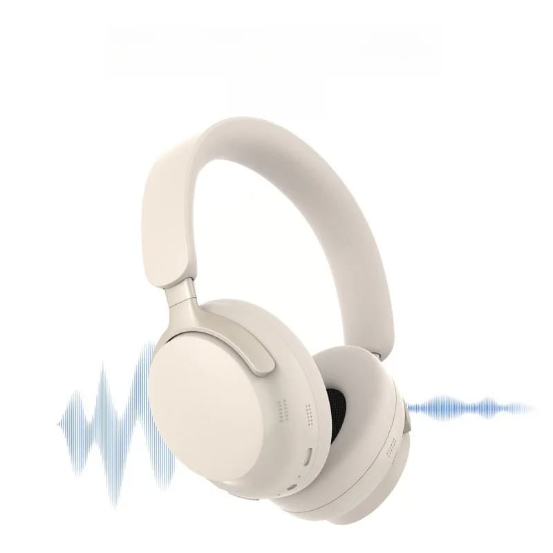 Bezdrátová Bluetooth sluchátka přes uši s 3D stereo zvukem a dlouhou výdrží