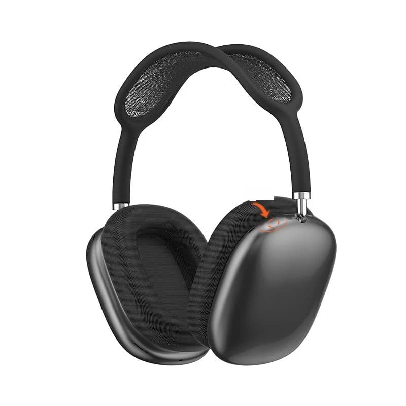 Sluchátka přes uši Bluetooth 5.4 s otočným knoflíkem a FM rádiem