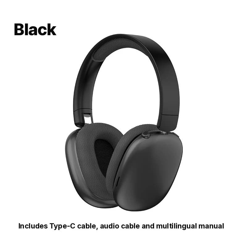 Bezdrátová Bluetooth sluchátka přes uši s FM rádiem a slotem na TF kartu