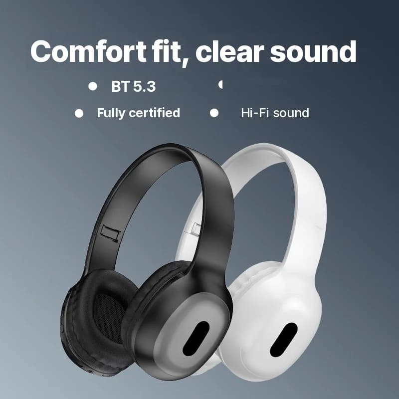 Náhlavní Bluetooth sluchátka s TF kartou a AUX vstupem