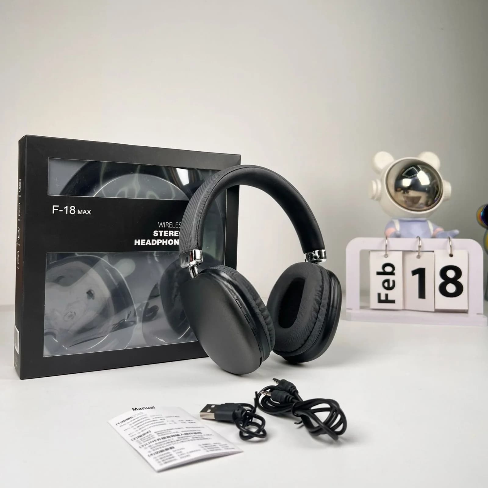 Bezdrátová sluchátka přes uši s Bluetooth 5.4 a dlouhou výdrží baterie