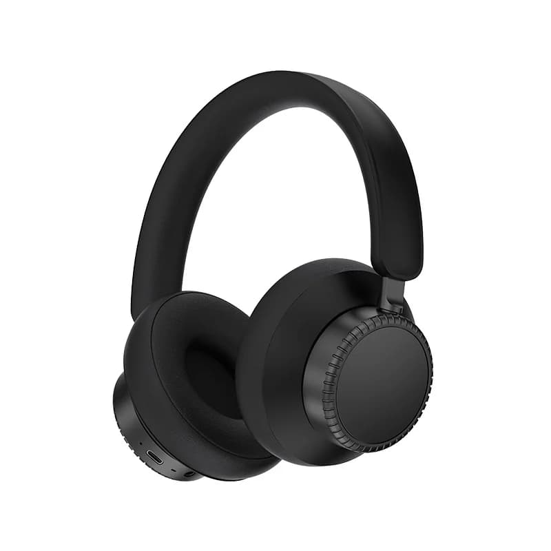 Bezdrátová Bluetooth sluchátka přes uši s aktivním potlačením hluku a mikrofonem